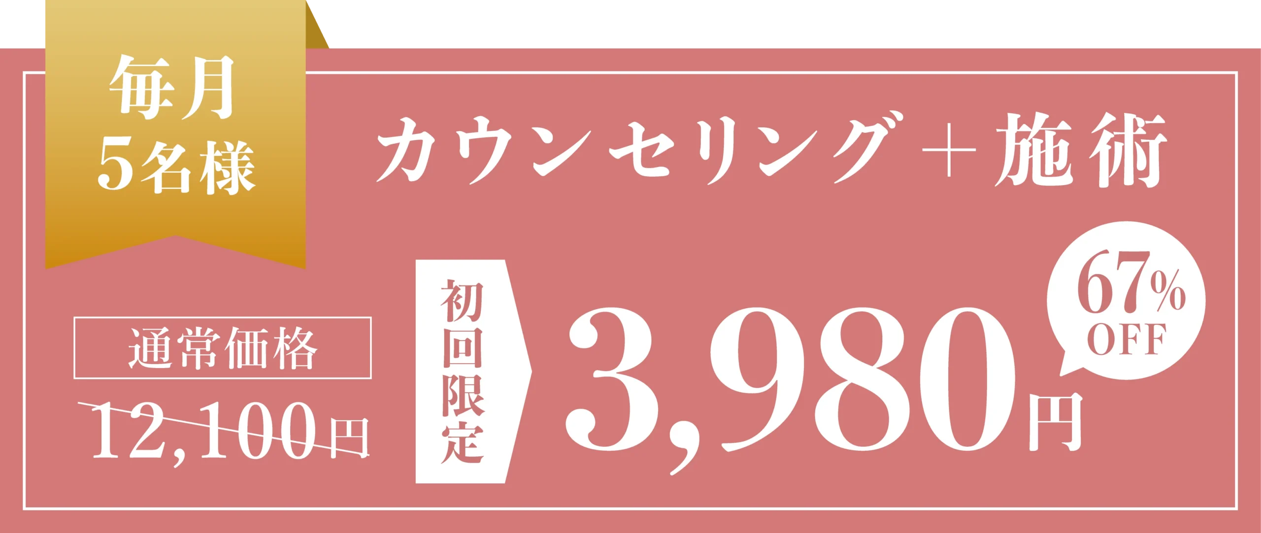 初回特別価格